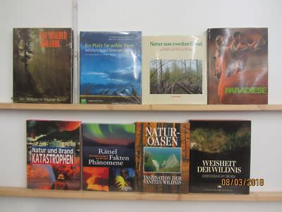 19 Bücher Bildbände Natur Umwelt Umweltschutz Naturparadiese Naturoasen Paket 1
