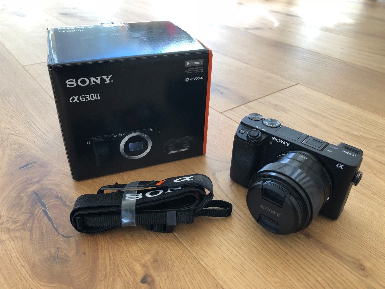 Sony Alpha ICLE A6300 4k - 24MP - OVP - Top Zustand