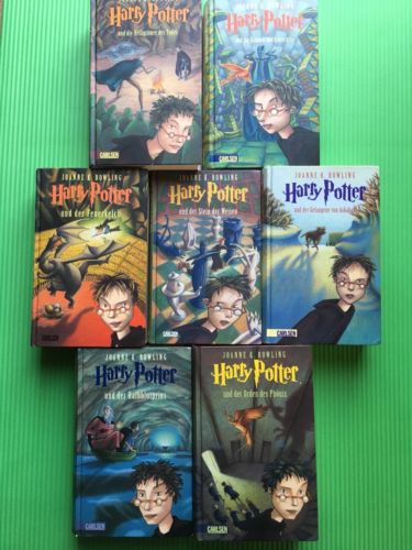 Harry Potter Büchersammlung Band 1-7, komplett und gebunden