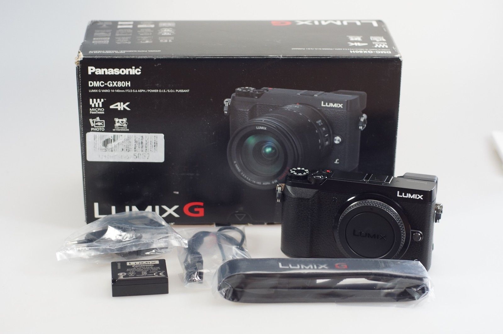 Panasonic Lumix DMC-GX80 Gehäuse / Body schwarz  Neuwertig