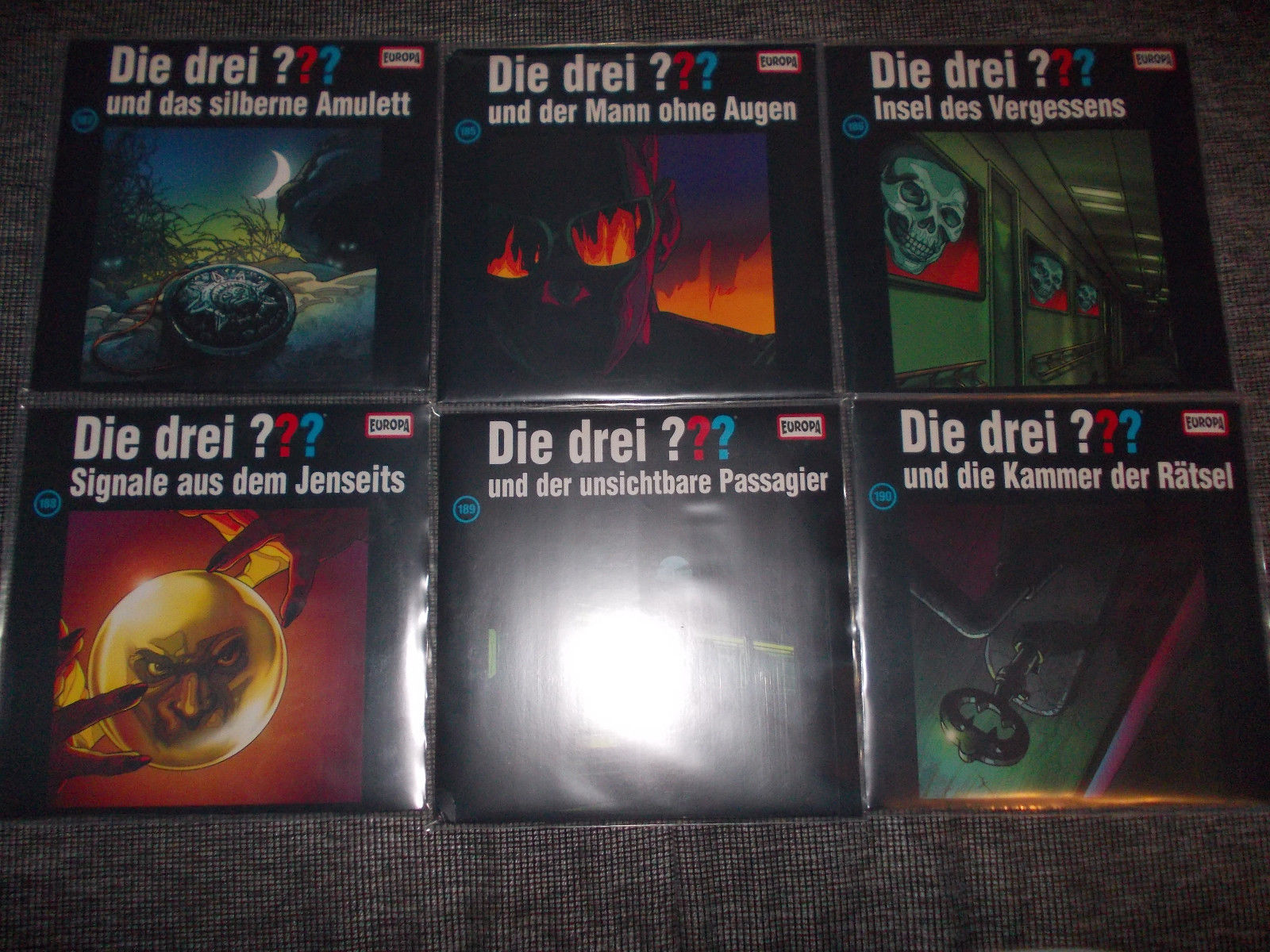 Die Drei ??? Fragezeichen Hörspiel LP Vinyl Sammlung 6 x Doppel LP Neu !! OVP