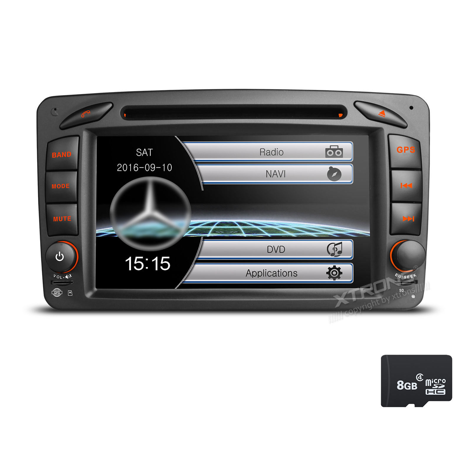 Autoradio GPS Navi CD Mercedes Benz für C/CLK/G Klasse W203 W209 W639 Vito Viano