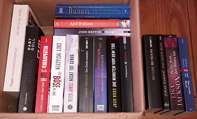 16x Krimi und Thriller und Romane (Buchpaket) Taschenbücher *lesen* *look*