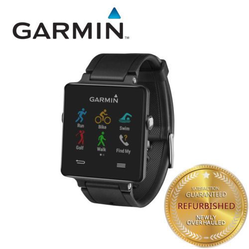 Garmin Vivoactive GPS Sportuhren  Multi-Sport Fitness Monitor Schwarz