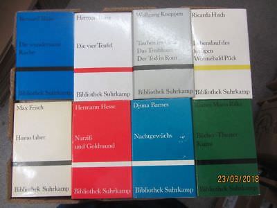80 Bücher Romane Erzählungen Bibliothek Suhrkamp Verlag