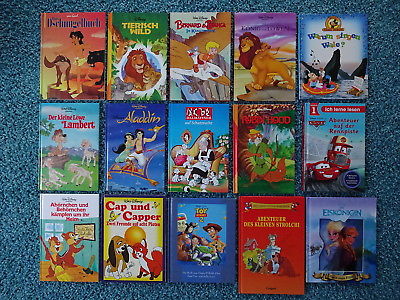 Paket 24 x Walt Disney Bücher Kinderbücher Aladin Strolchi Eiskönigin Feivel ...