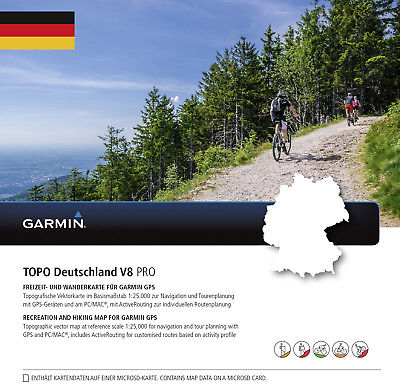 Garmin TOPO Deutschland v8 PRO - microSD/SD