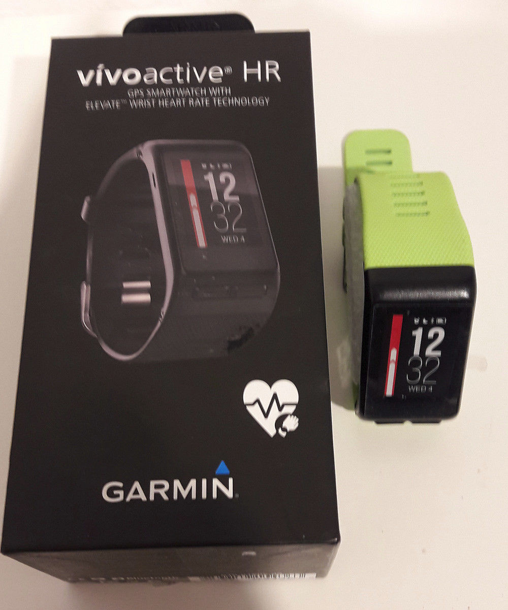 Garmin Vivoactive HR GPS Smartwatch mit zwei zusätzlichen Armbändern 