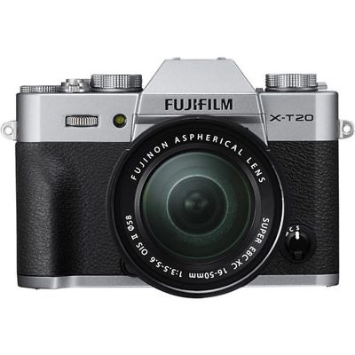 Fujifilm X-T20 Silver+XC 16-50mm F3.5-5.6 OIS II Black Lens Kit XT20 Neu