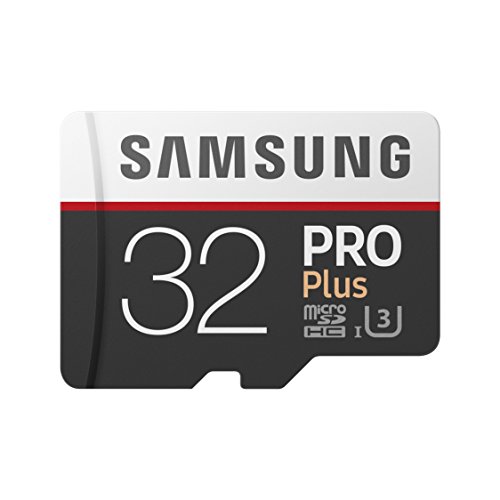 Samsung PRO Plus Micro SDHC 32GB bis zu 100MB/s, Class 10 U3 Speicherkarte (inkl. SD Adapter)