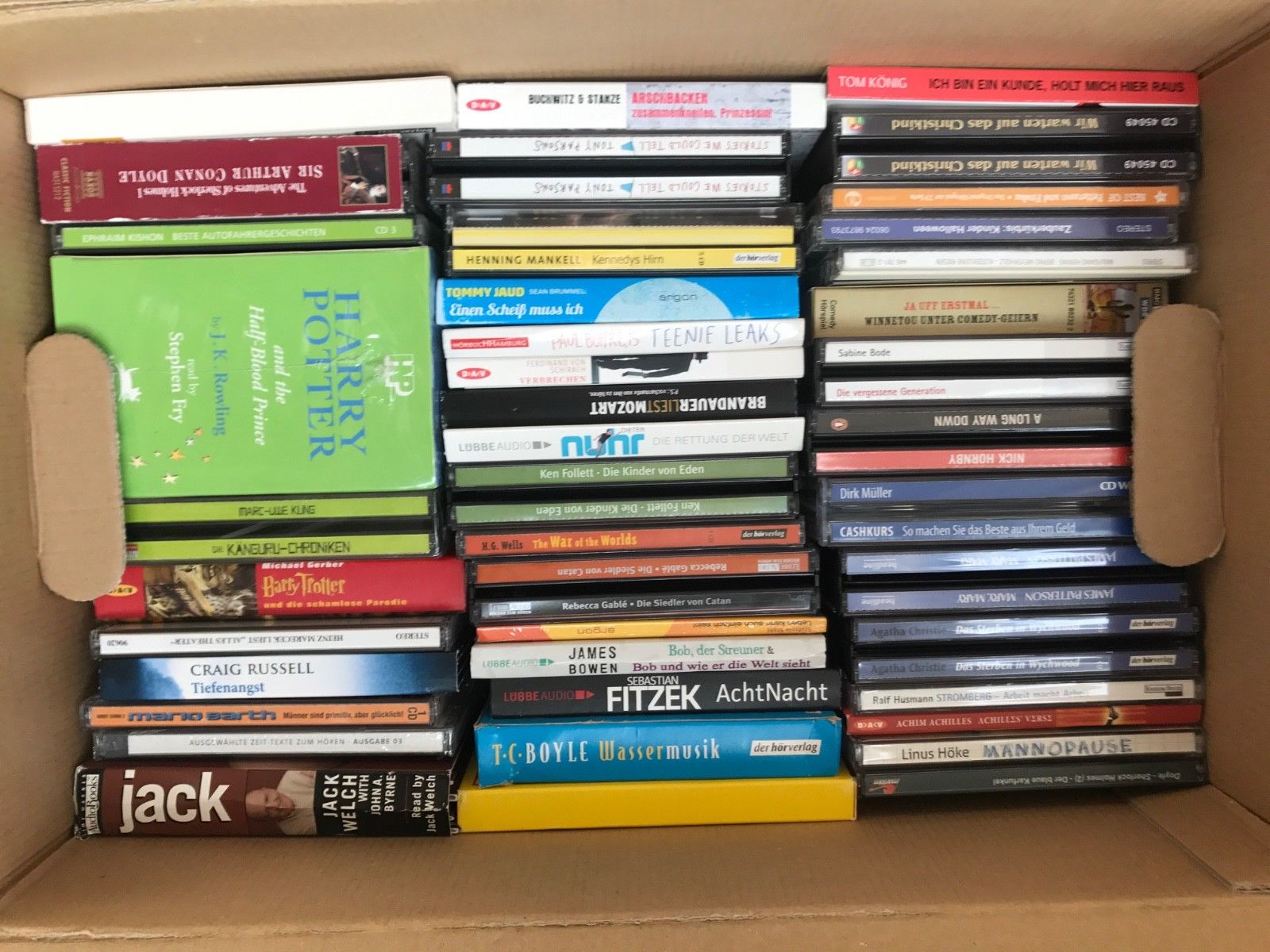 Hörbuch Sammlung (teilweise originalverpackt), 42 Hörbücher auf CD