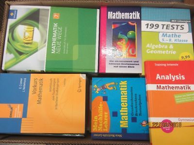 51 Bücher Mathematik Mathe Rechnen Schulbücher Fachbücher