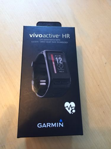 Garmin Vivoactive HR GPS Smartwatch mit integrierten Sportapps  