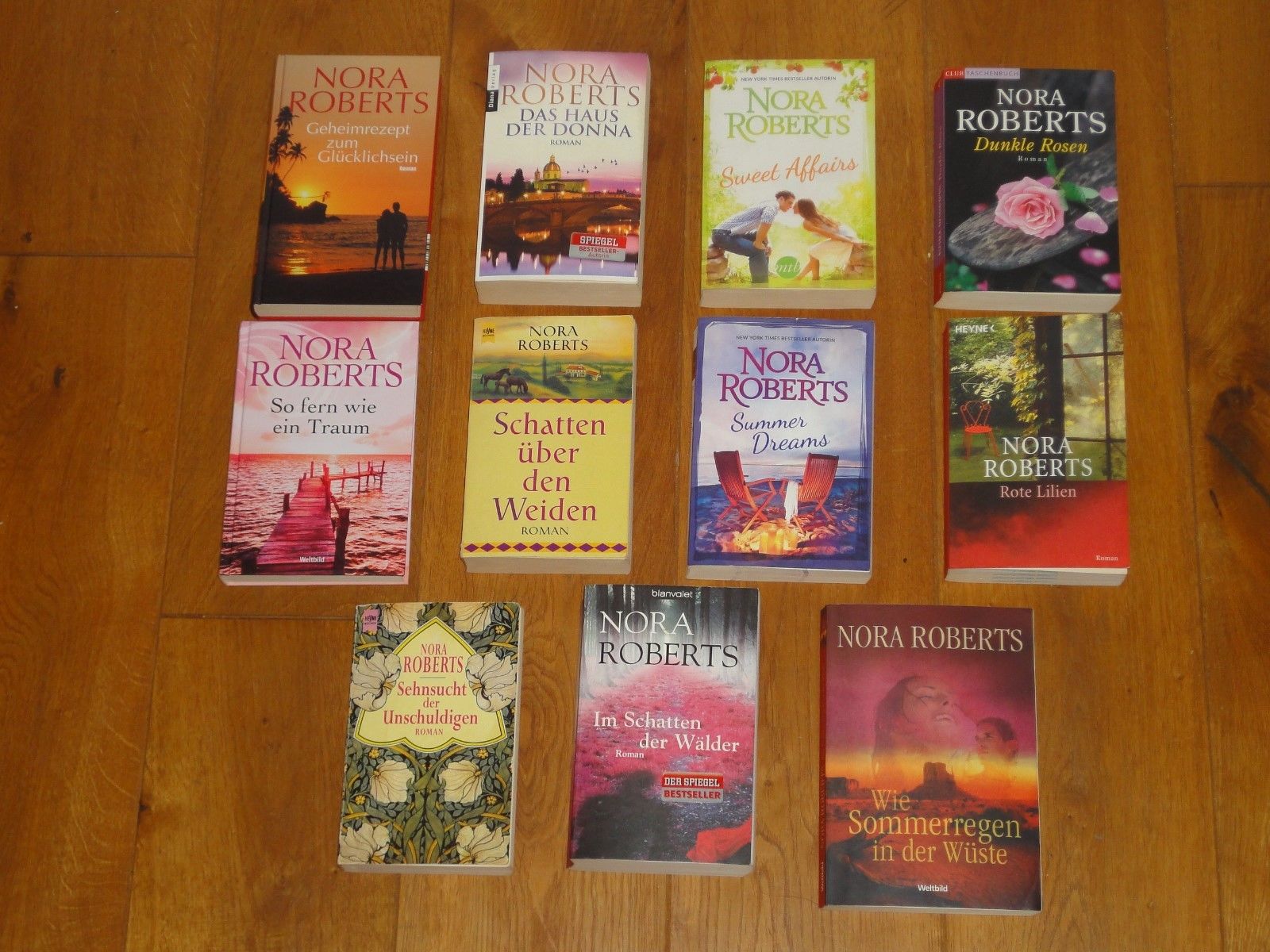 Buchpaket Nora Roberts 11 Bücher Konvolut Liebe Spannung Romantik Frauenromane