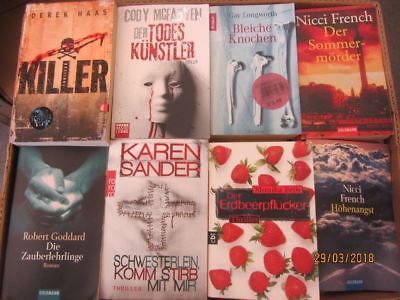 52 Bücher Romane Krimi Thriller Psychothriller  Top Titel Bestseller 