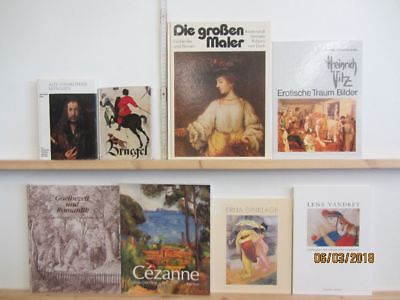 30 Bücher Bildbände Maler Malerei Künstler Gemälde Bruegel Cezanne Dinklage u.a.