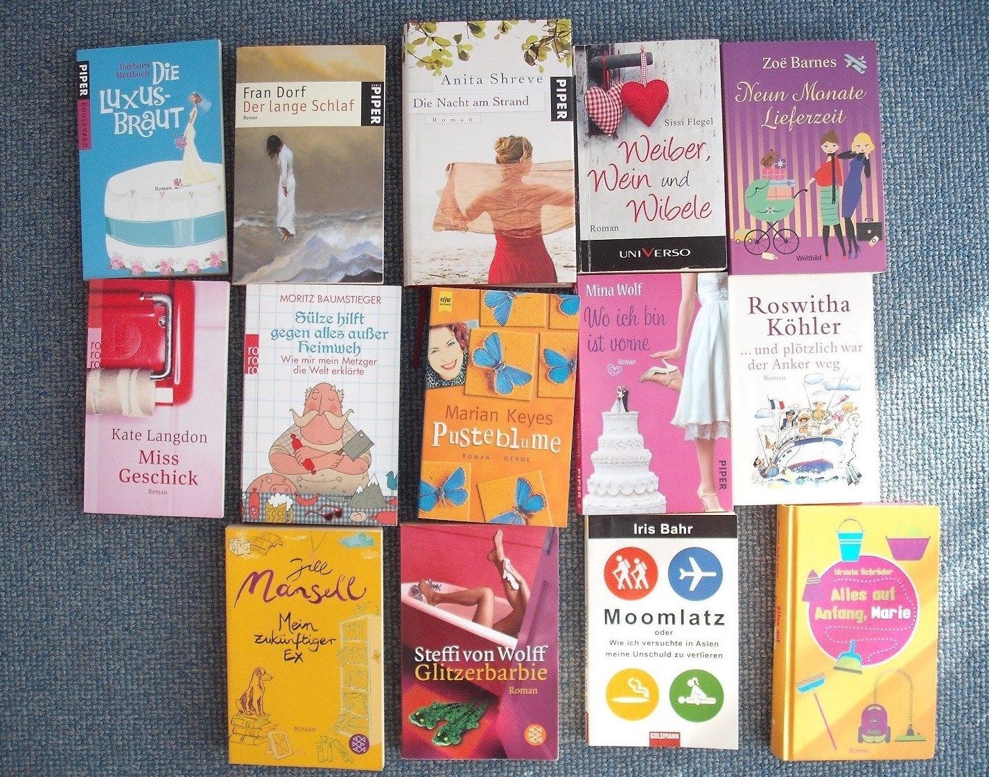 Bücherpaket/Sammlung Frauenromane 