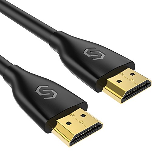 HDMI Kabel Syncwire HDMI 2.0 - 2M Hochgeschwindigkeits HDMI Kabel unterstützt Ultra HD, 4K, 3D, 1080p-2160P, ARC, HDR, Ethernet - Schwarz