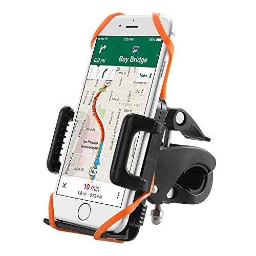 TaoTronics Handyhalterung Fahrrad Smartphone Handyhalter Fahrrad Verstellbar für iPhone 7 6S/6S Plus 6/6Plus 5S/4S Galaxy S5/S4/S3