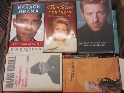 31 Bücher Biografie Biographie Memoiren Autobiografie Lebenserinnerung Paket 2