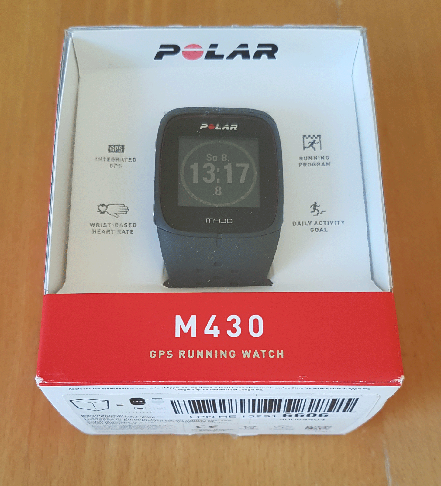 Polar m430 Laufuhr mit GPS und Herzfrequenzmessung