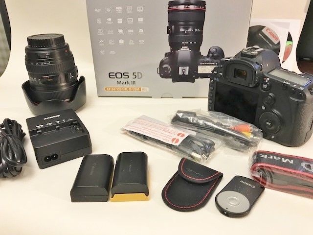 Canon EOS 5D Mark III (nur 13.000 Auslösungen) + EF 24-105L USM Objektiv
