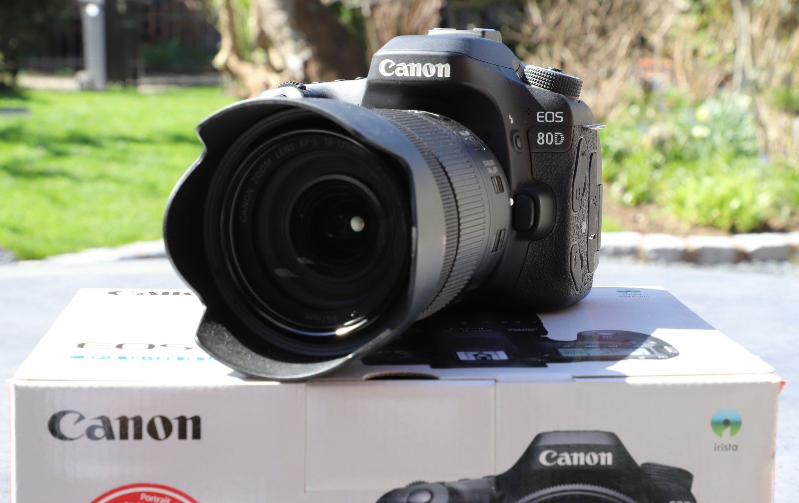 Canon EOS 80D 24.2MP Digitalkamera - Schwarz (Kit mit EF-S 18-135mm Objektiv)