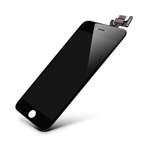 GIGA Fixxoo iPhone 6s LCD Touchscreen Retina Display Ersatz in Schwarz für Einfache Reparatur, FaceTime Kamera, 100% Kompatibel mit Apple (kein Set)