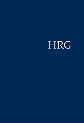 Handwörterbuch zur deutschen Rechtsgeschichte (HRG) – gebundene Ausgabe – Band III: Konfliktbewältigung – Nowgorod