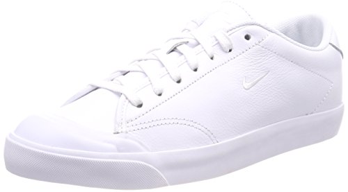 Nike Herren All Court 2 Low Leather Sneaker, Weiß (White/White-Black), 40 EU