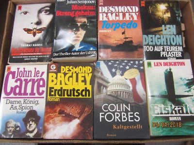 68 Bücher Romane Krimi Thriller Detektivromane Spionageromane
