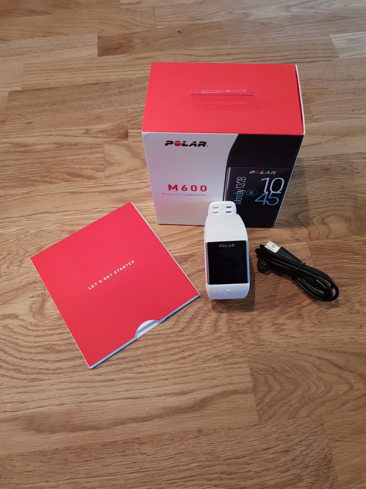 Polar M600 Smartwatch - Orig.Verpackung, Ladekabel, Handbuch