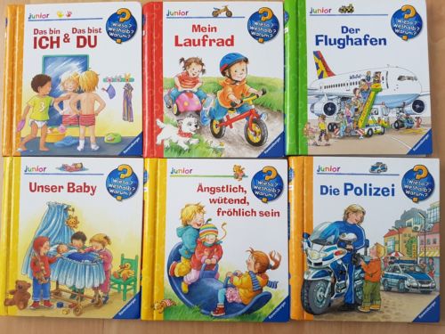 Kinderbücher Paket Ravensburger Polizei, Laufrad, Flughafen, Baby, Ich & Du, ...