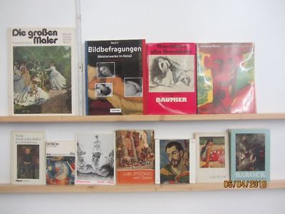 73 Bücher Bildbände Hefte Bildmappen  Maler Malerei Künstler Gemälde 