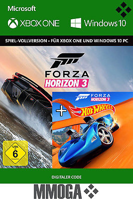 Forza Horizon 3 III + Hot Wheels DLC Key - Xbox One & Windows 10 PC Code [EU/DE]