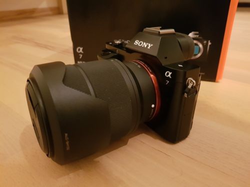 Sony Alpha ILCE-7 A7 24.3 MP SLR-Digitalkamera inkl. 28-70mm Objektiv