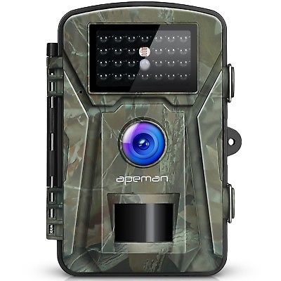 APEMAN 12MP 1080P Trail Wildlife Camera Trap with Infrared Night Vision - Cam...