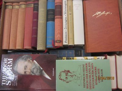 42 Bücher Romane Deutsche Dichter und Denker Schiller Goethe Storm u.a.