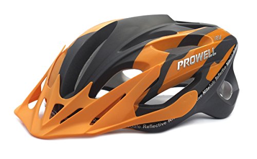 Prowell F59 Edge Fahrradhelm Schwarz/ Orange. Gr.M (55-61 cm)