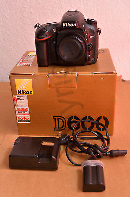 Nikon D600 * FX Vollformat * 24.3 MP * Nikon-Service geprüft * Gehäuse * TOP