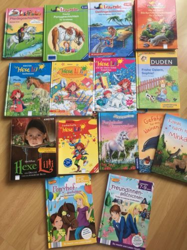 Kinderbücherpaket •18 Kinderbücher •Pferde, Hexe Lilli u.a. •neuwertig•