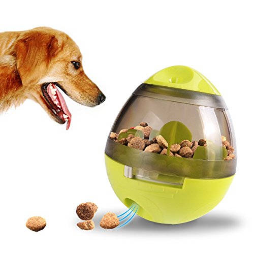 ALAMP Hundespielzeug Ball Interaktives Hundespielball Leckerli-Spender Snackball gegen Langeweile für Hunde und Welpen