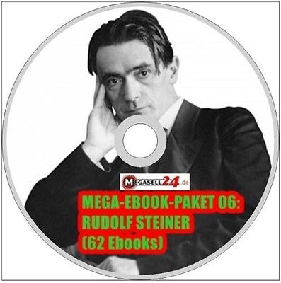 RUDOLF STEINER CD Mega-eBook-Paket 06 - 62 eBooks GESAMTWERK 1A Sammlung PDF NEU