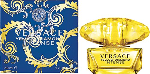 Versace Yellow Diamond Intense 50 ml Eau de Parfum Duft Spray mit Geschenk Tüte