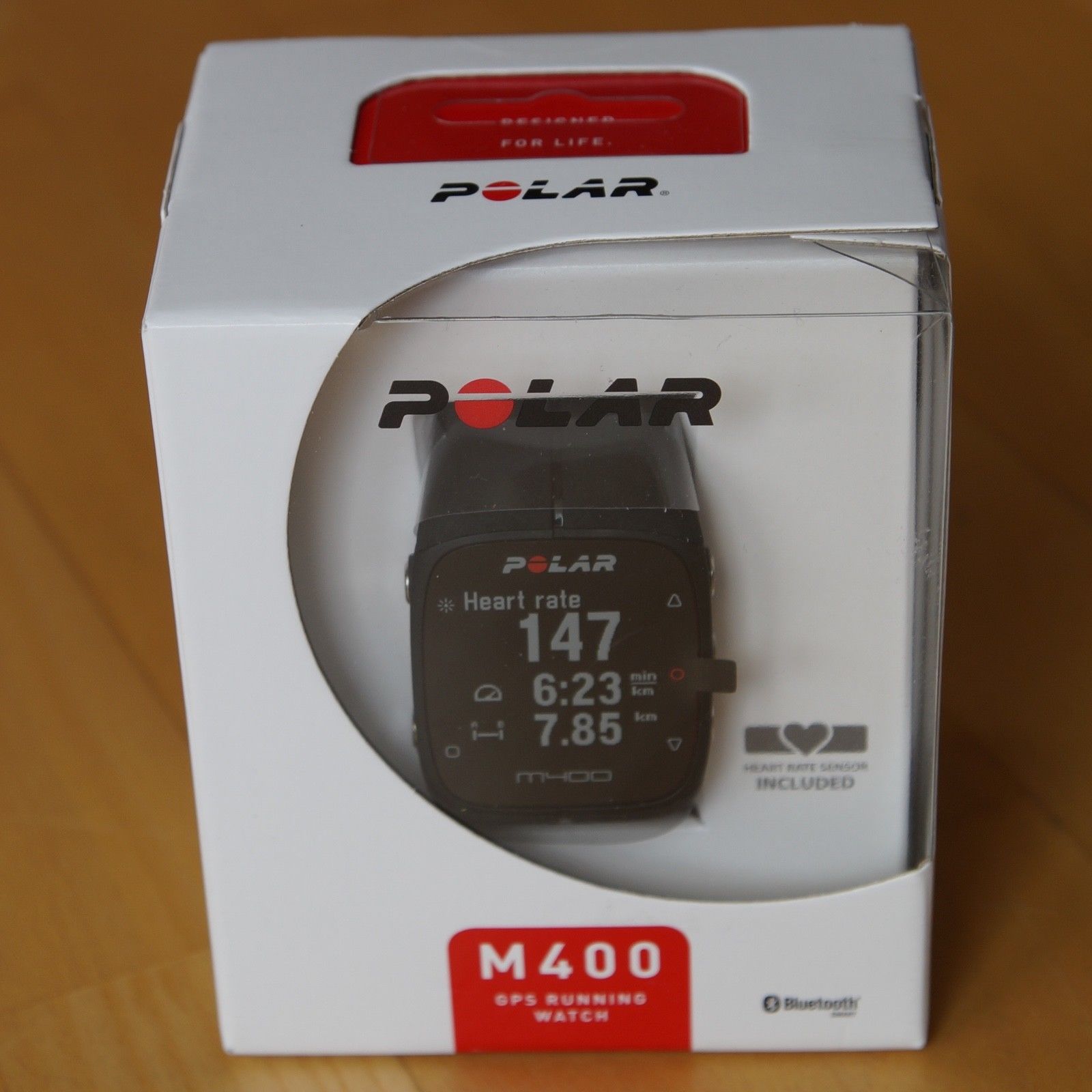 Polar M400 HR GPS Laufuhr inkl. Brustgurt H7 - schwarz