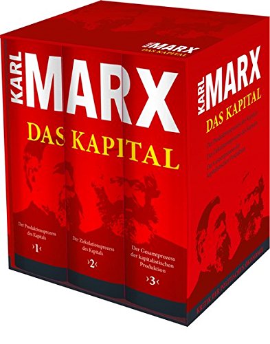 Karl Marx: Das Kapital (Vollständige Gesamtausgabe): 3 Bände im Schuber