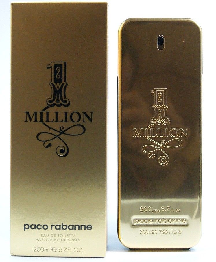 Paco Rabanne One Million EDT 200 ml  Eau de Toilette Spray 1 Million  NEU