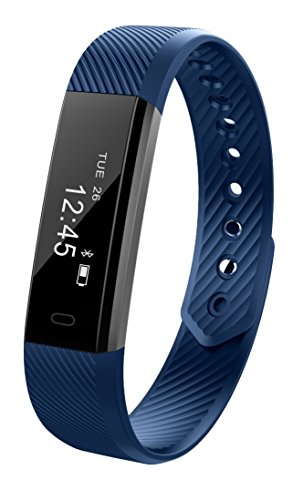 Smart Fitness Activity Tracker, Muzili YG3 Sports Armband Wristband Schrittzähler Touchscreen mit Step Tracker / Kalorienzähler / Sleep Monitor Tracker / Call Benachrichtigung Push für iPhone iOS und Android Phone …