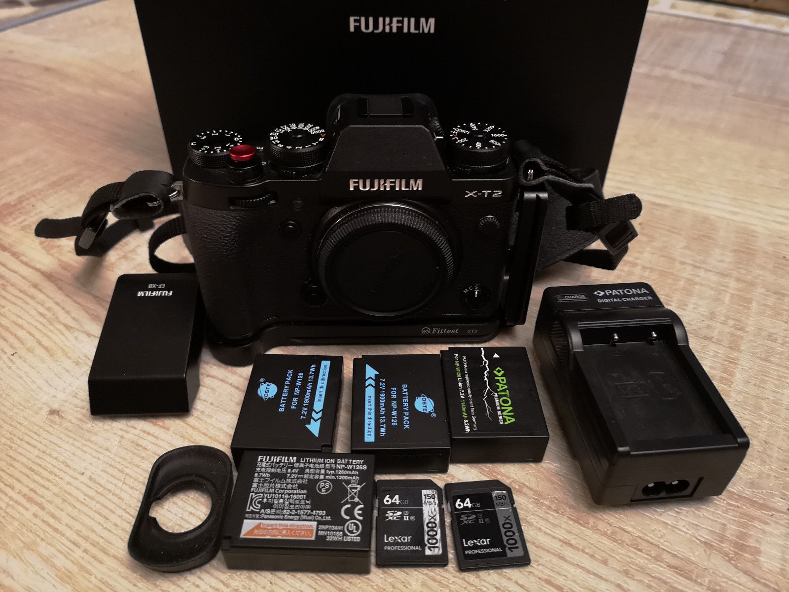 Fujifilm X series X-T2 24.3MP Digitalkamera - Schwarz (Kit mit Nur Gehäuse)