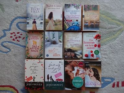Bücher Paket 12 Romane für Frauen Liebe Romantik: Stephens Sorensen Moyes Webb
